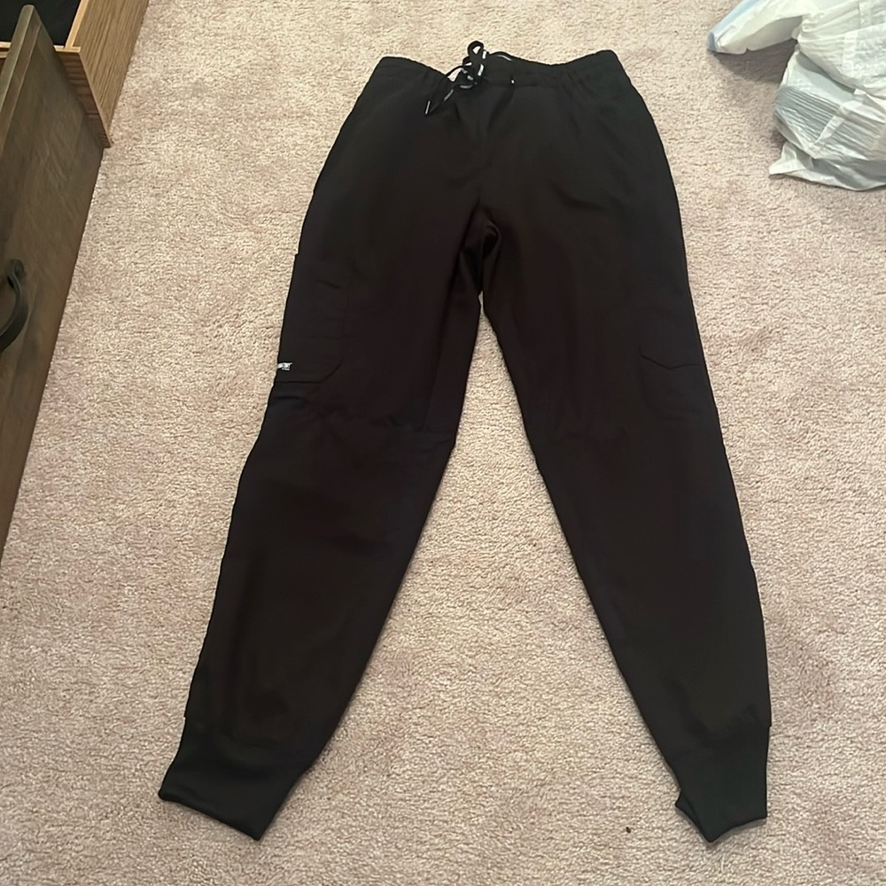 Greys Anatomy Black Jogger Scrub Pants